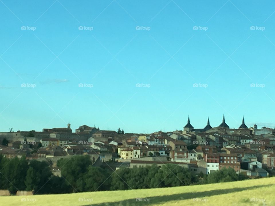 Beautiful city on the outskirts of Madrid