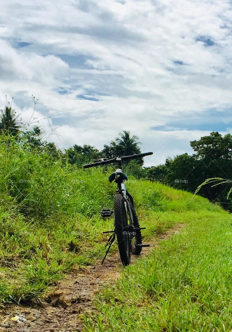 One lonely bicycle 