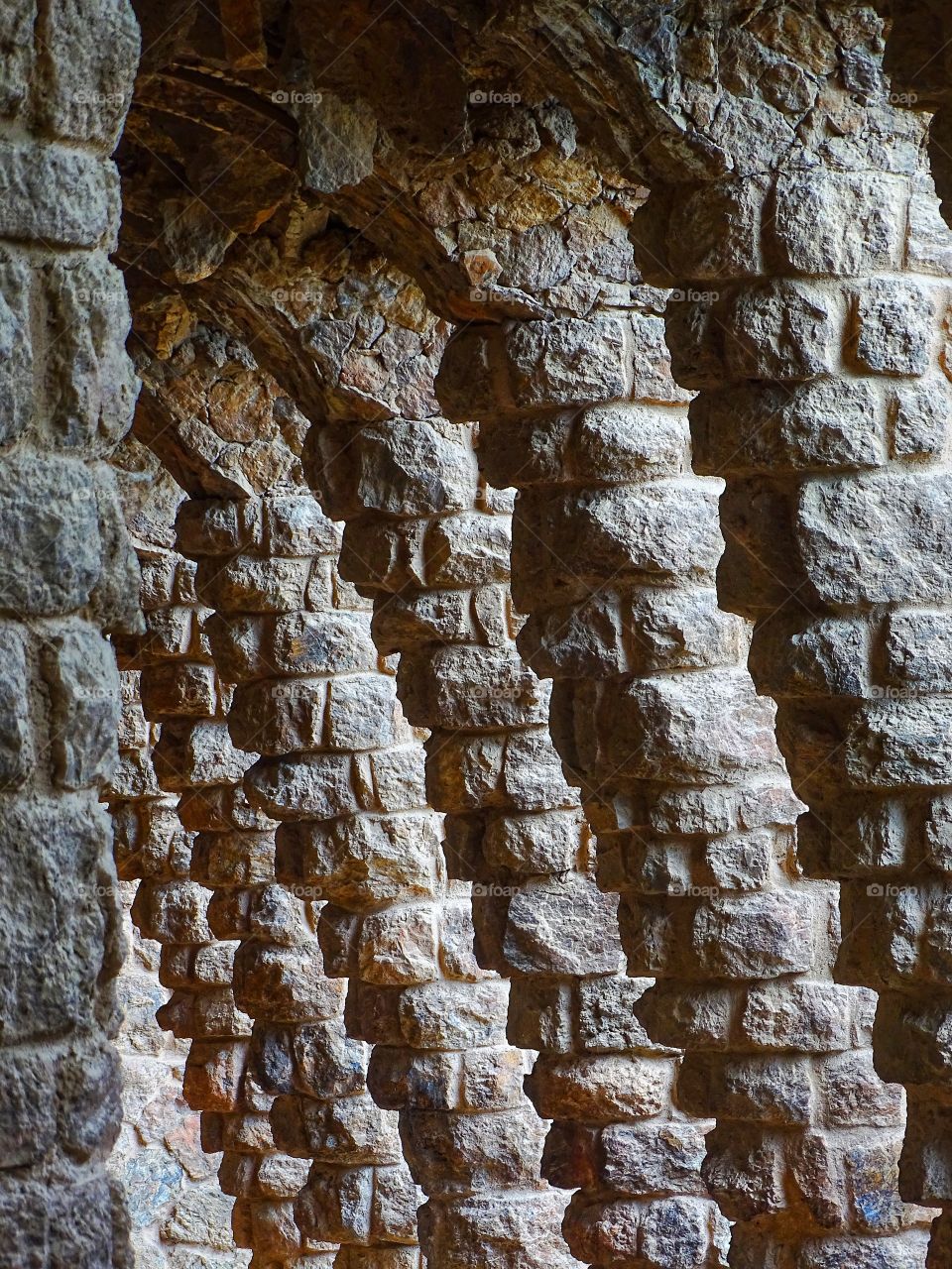 The columns of Gaudí