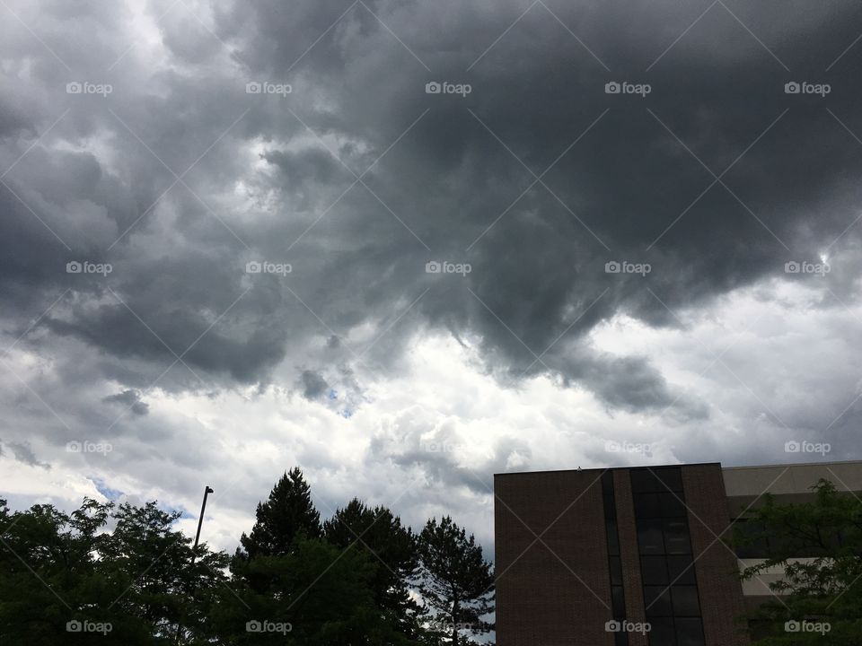 Storm clouds in Michigan