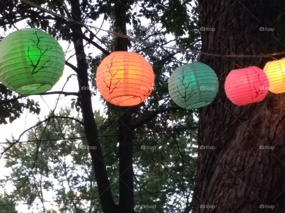 Paper Lantern String