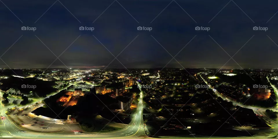 Wigan in the night