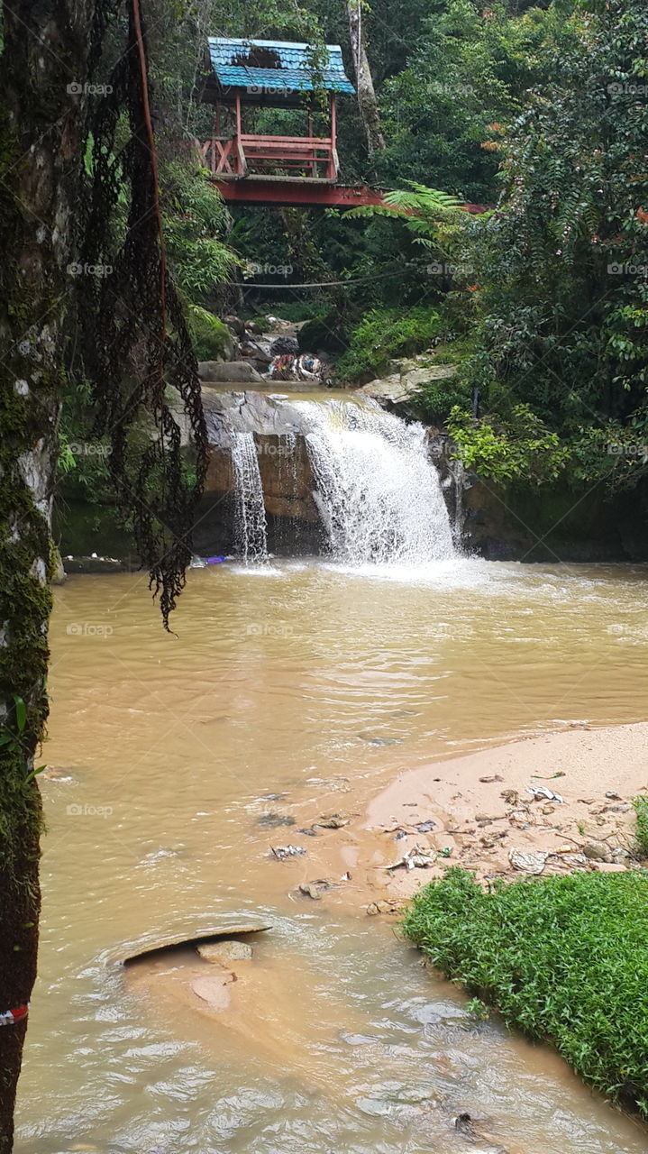 Amazing waterfalls in Cameron Highlands, Malaysia.