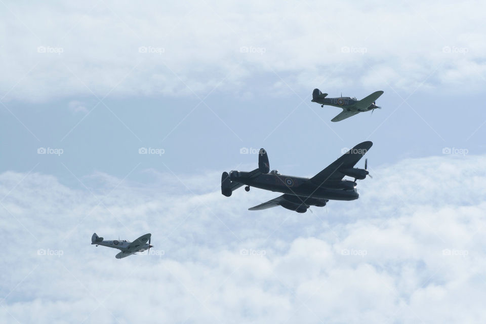 aircraft and spitfire hurricane by dannytwotaps