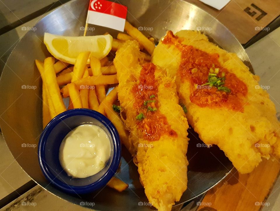 Singaporean Fish & Chips