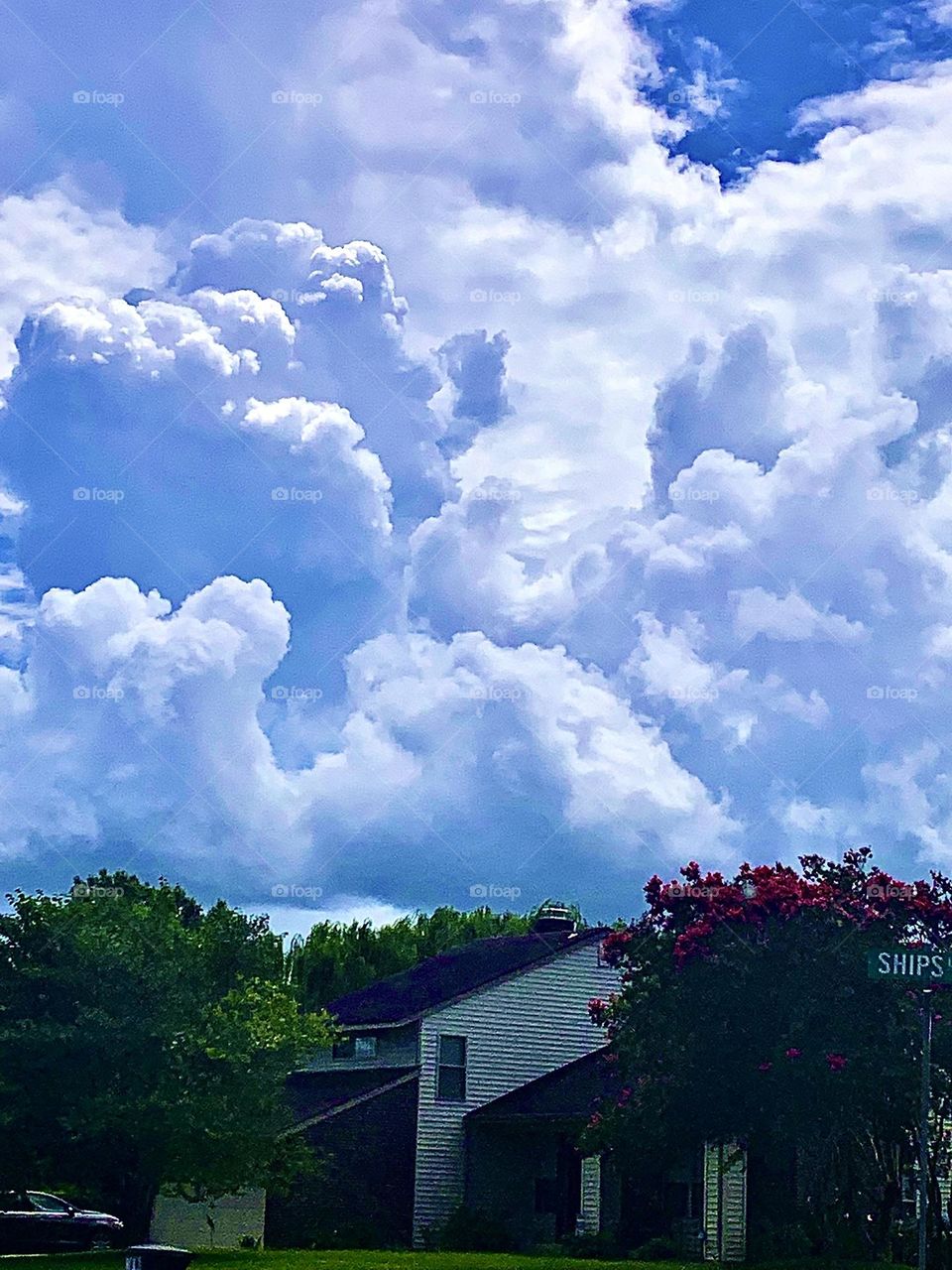 Piled clouds