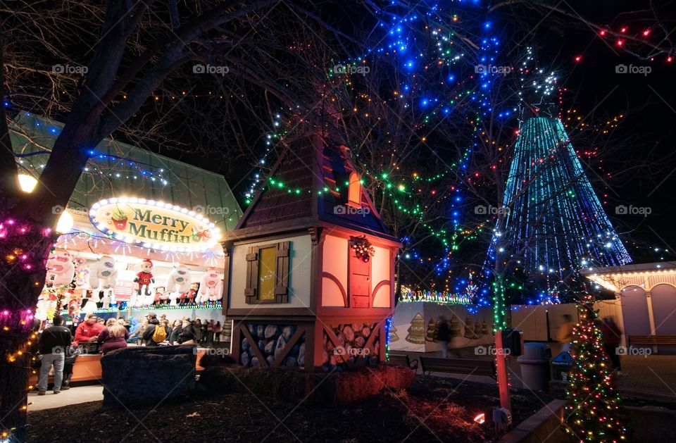 Holiday at amusement park
