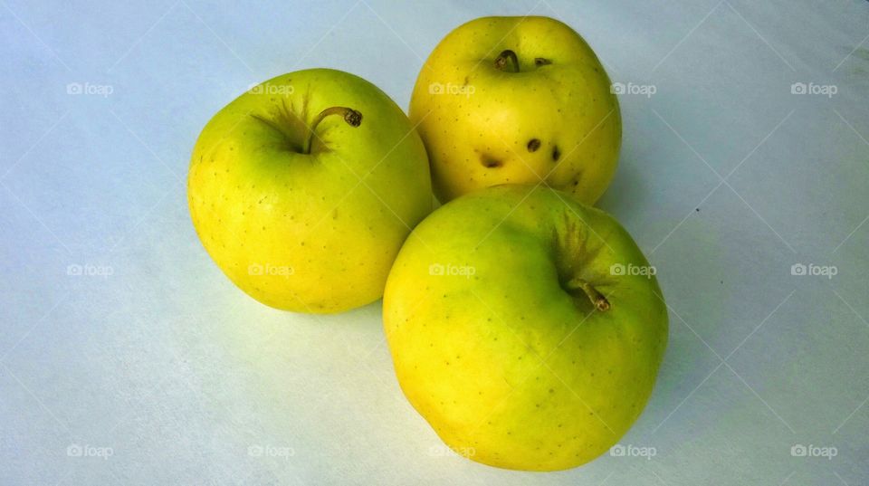 apples, yellow, good, sweet, three, 3,