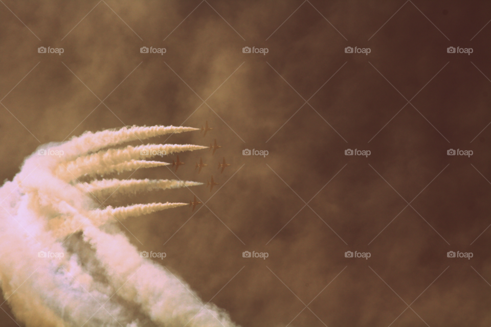 raf jets display stunts by leonbritton123