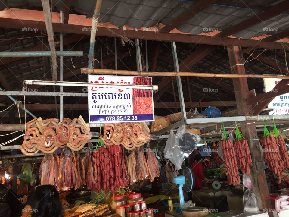 Cambodia Photos of The Meat Market. CM Photography April 2019.  @chelseamerkleyphotos on Foap.