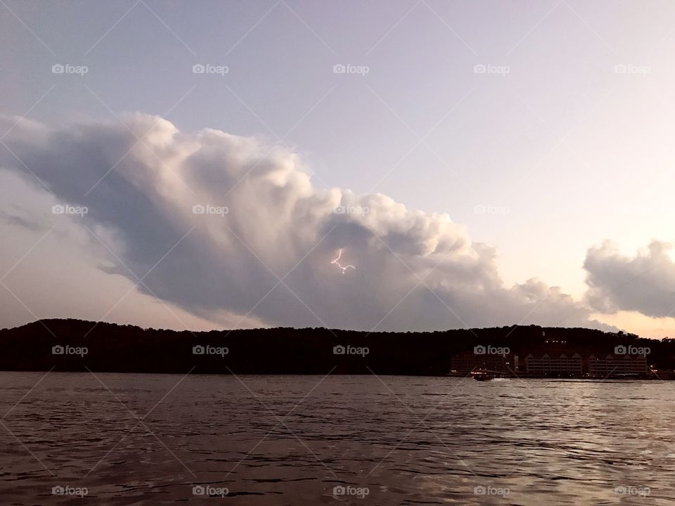 Lightning cloud