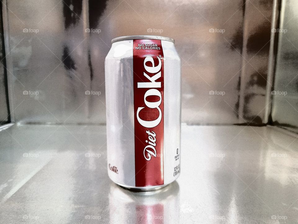 aluminum and diet coke