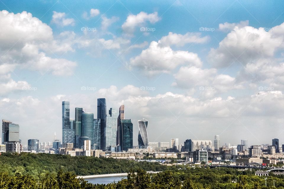 View of Moscow city