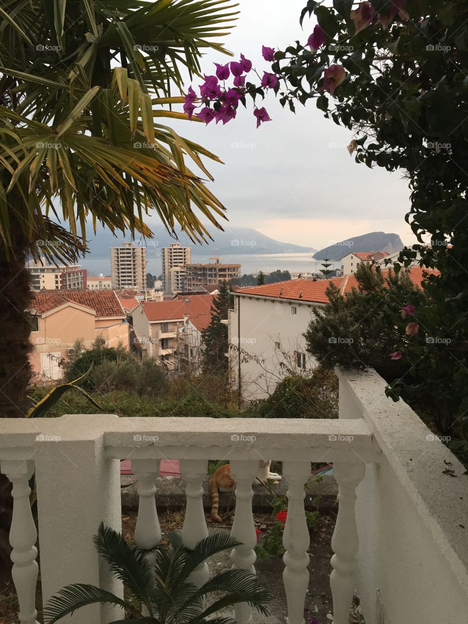 Apartment view of Budva