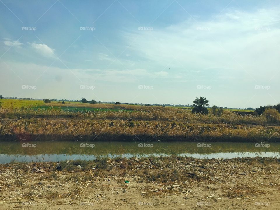 Little water Stream in Luxor 