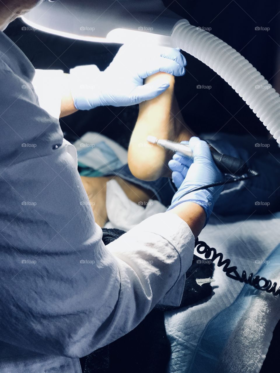 Foot care with new technology tools for free to those who need help. 