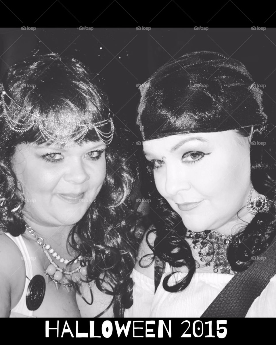 Halloween picture of best friends 