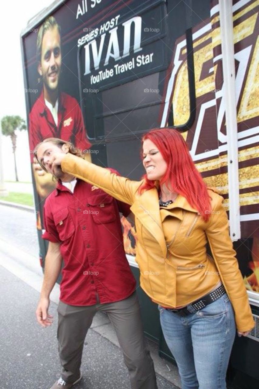 People, Woman, Outdoors, Man, Adult