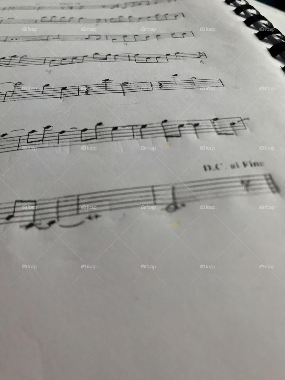 Sheet music.