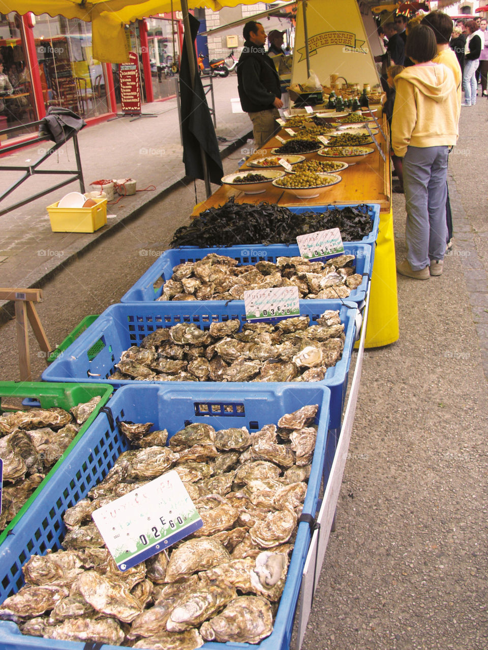 Market. Seafood