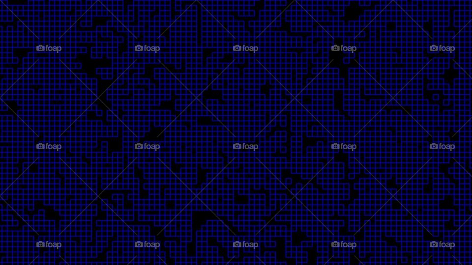blue high tech grid