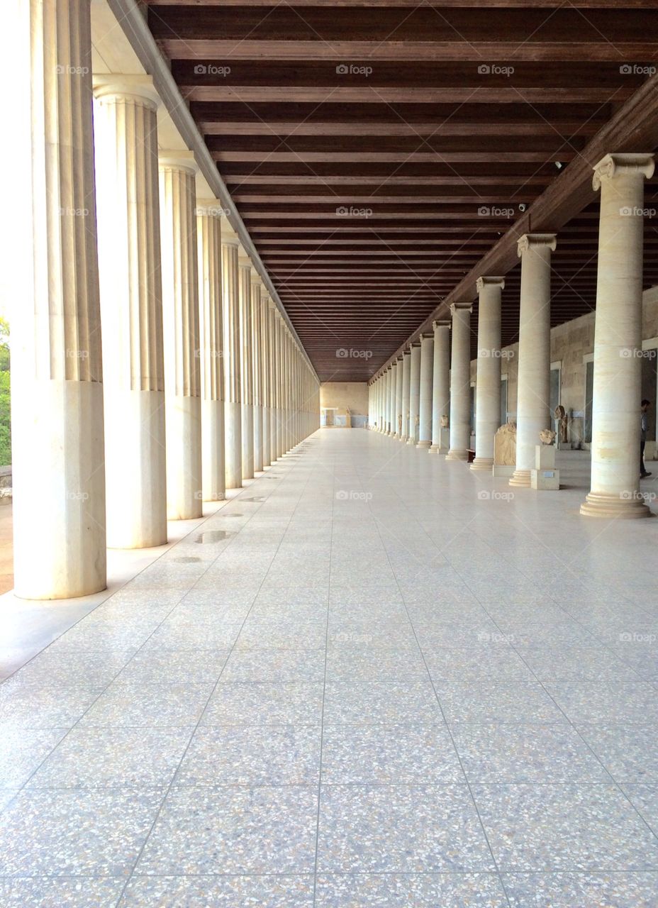 Ancient Greek agora in Athens, Greece