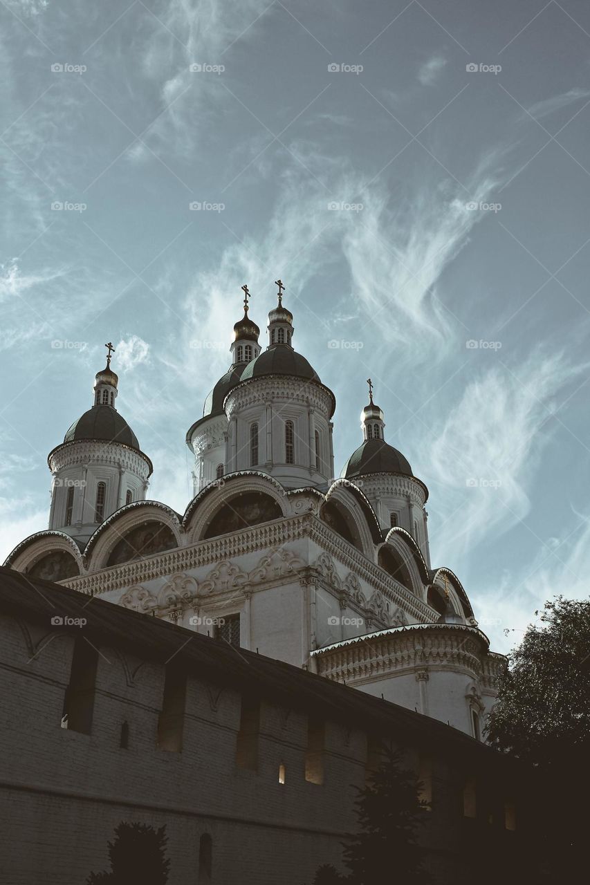 Church against the sky