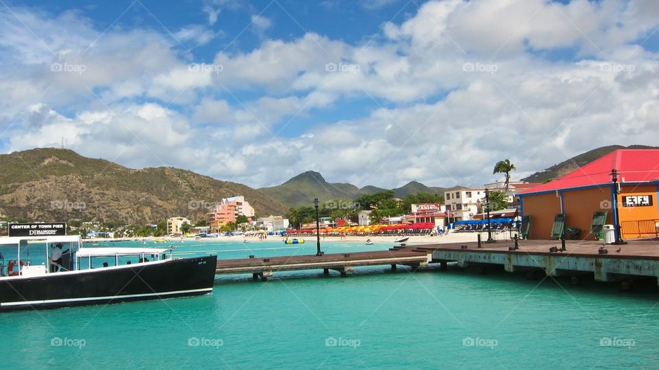 Philipsburg on St. Maarten 