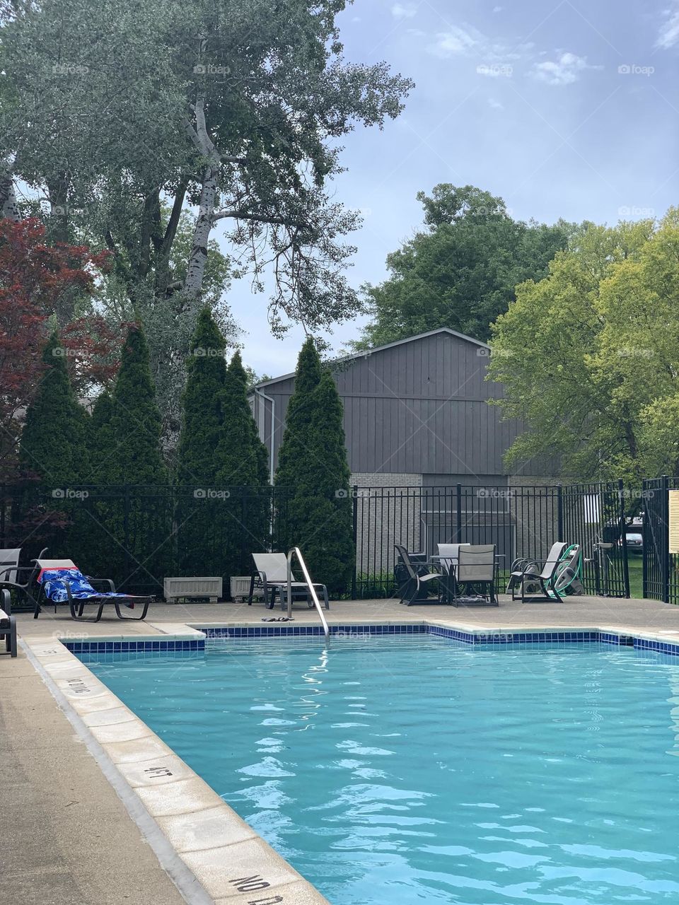 Summer recreation area in the city