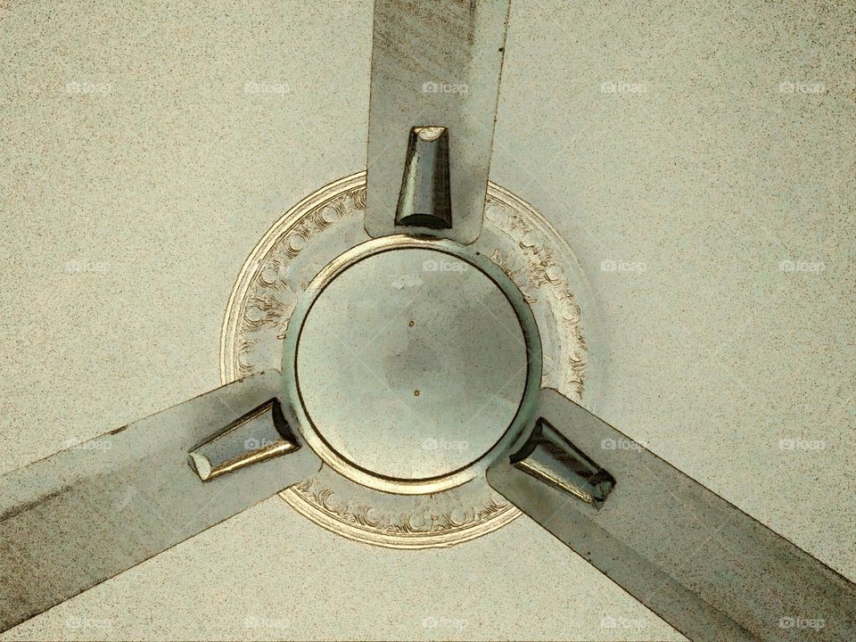 Old Ceiling Fan, Vintage 1