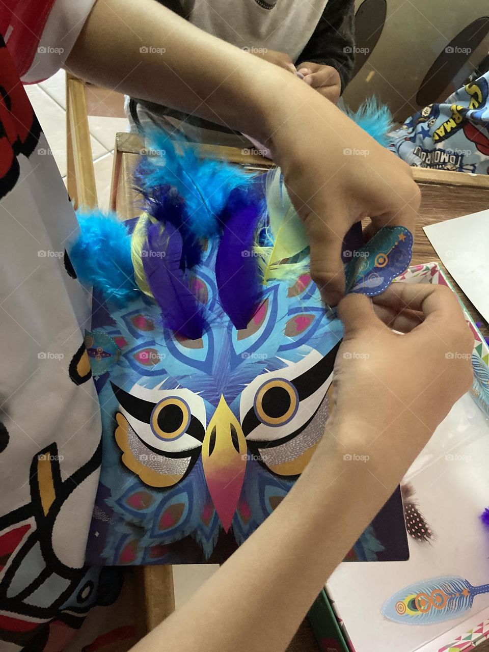Kids’ creative project - Decorative masks making 