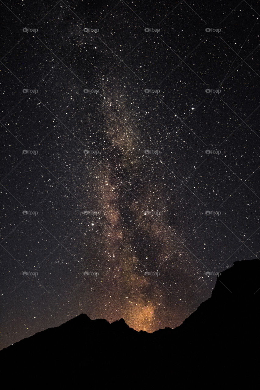The Milky Way stretching its legs over Hatcher Pass, Alaska.