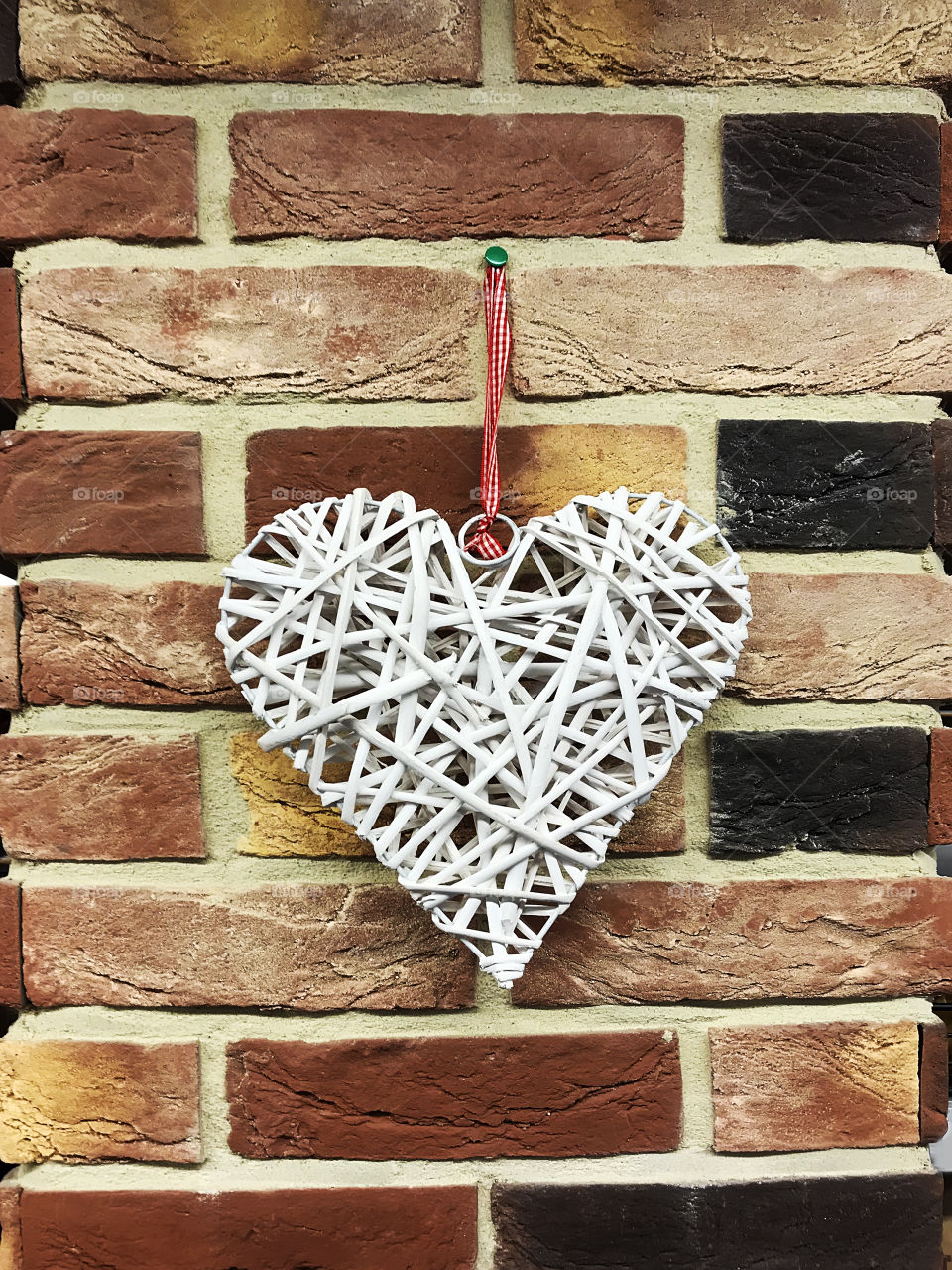 Festive heart shaped decoration 