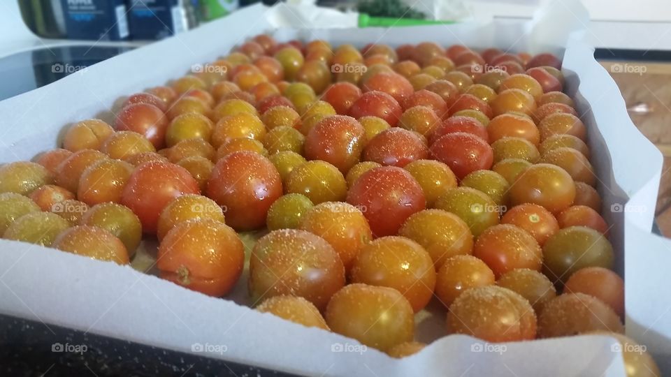 prepping for the oven