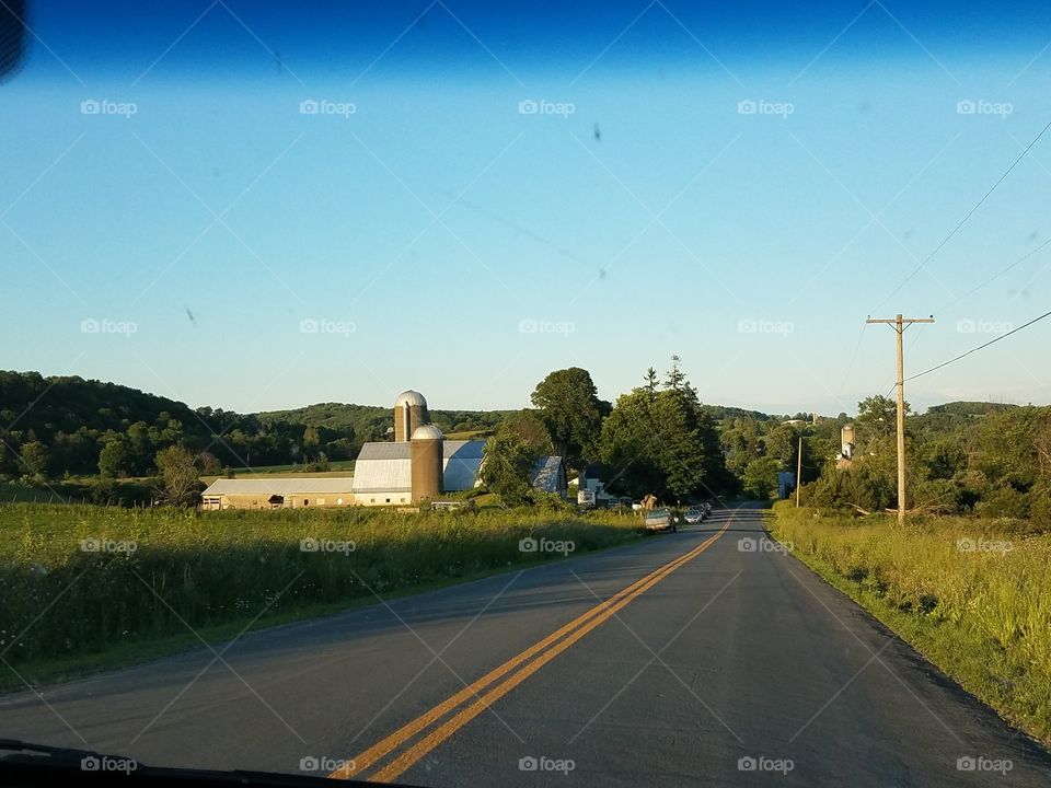 Road, Landscape, No Person, Tree, Sky