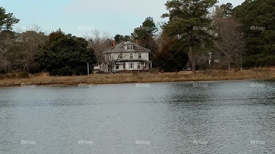 house on bay