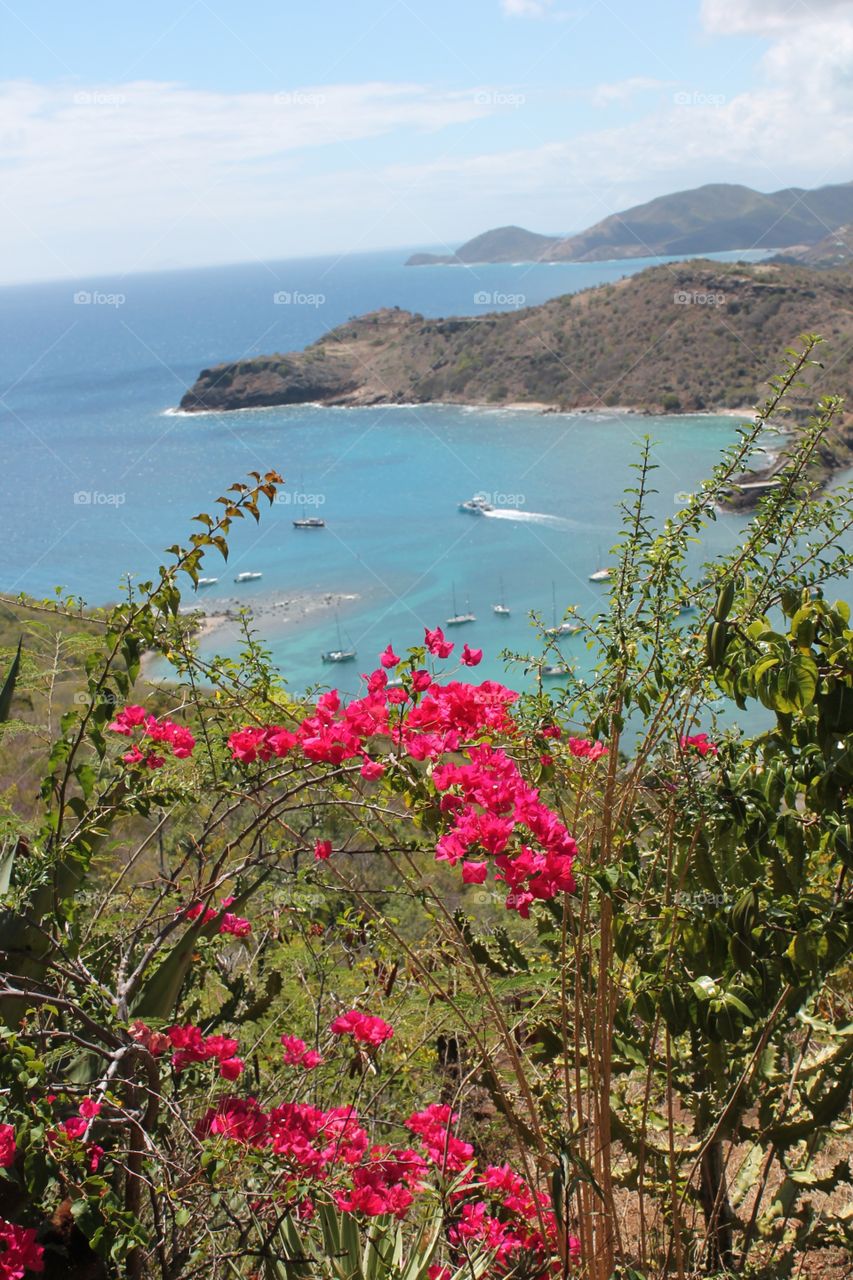 St. John harbor Antigua sea ocean view