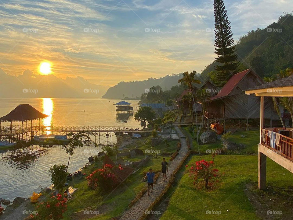 Lake Ranau From Lampung, Indonesia