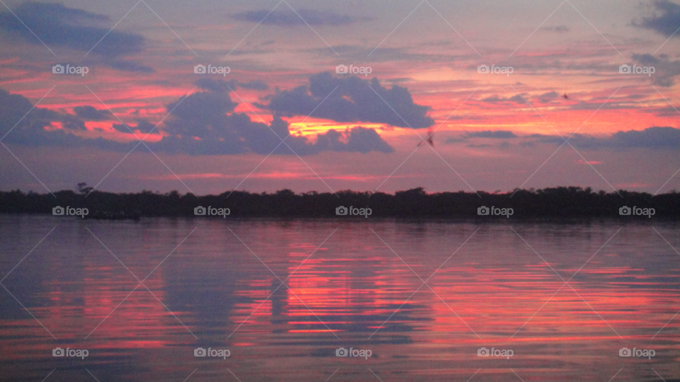 ocean sky sunset light by izabela.cib