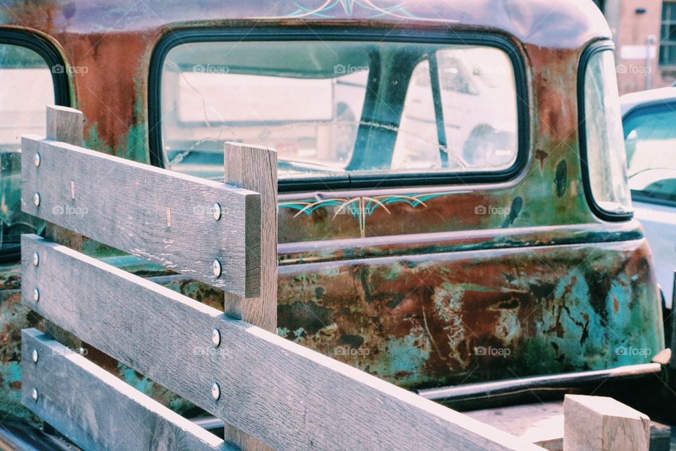 Old pickup truck 