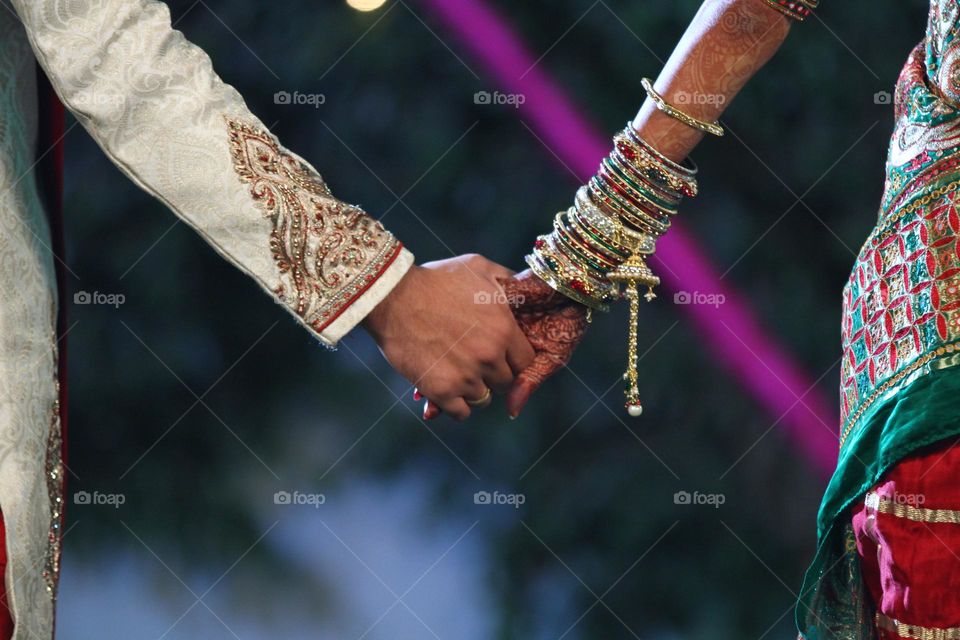 Hand in Hand
Traditional Indian Wedding