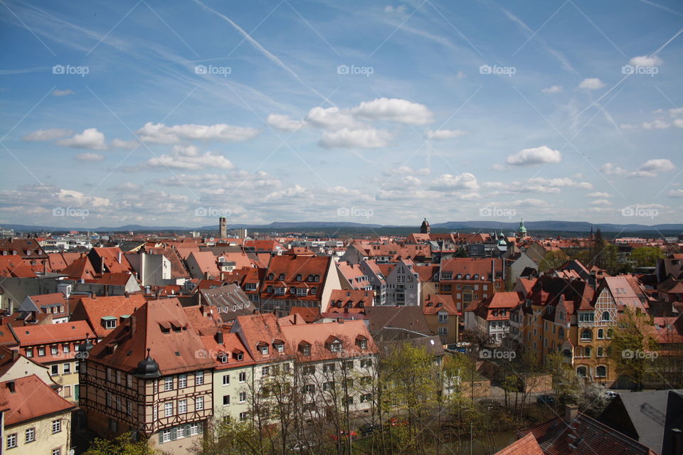 Looking over Bamberg Germany