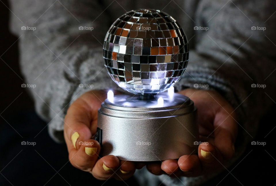 Shiny disco ball