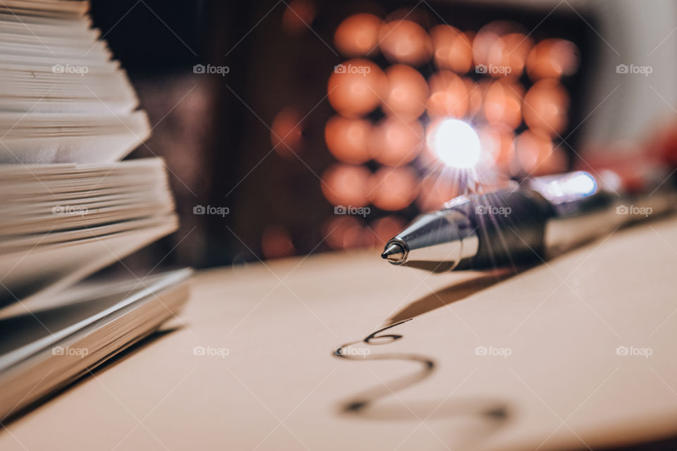 A pen that deliberately writes feelings on paper.