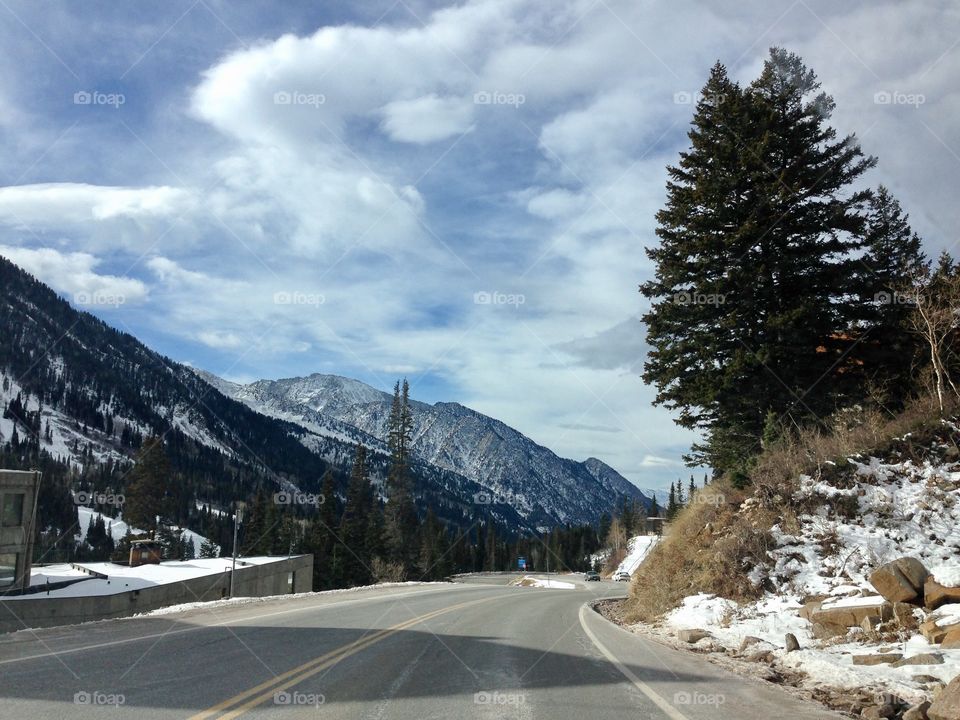 Utah mountain road