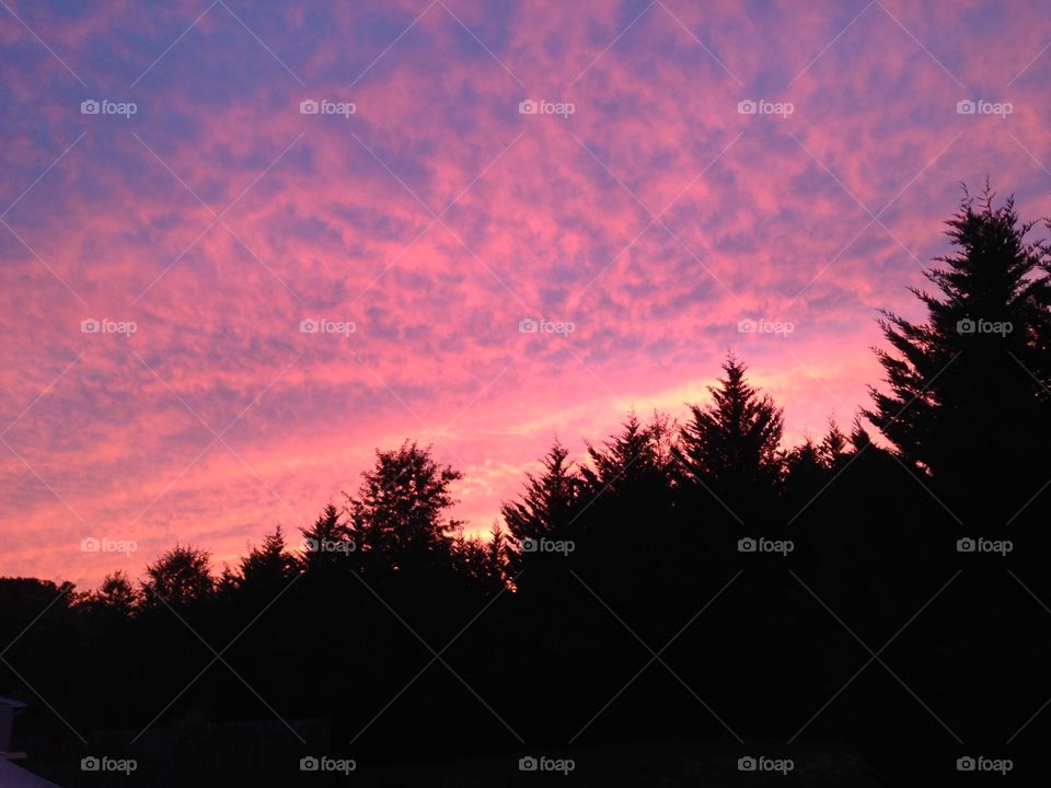 Sunset before the storm 