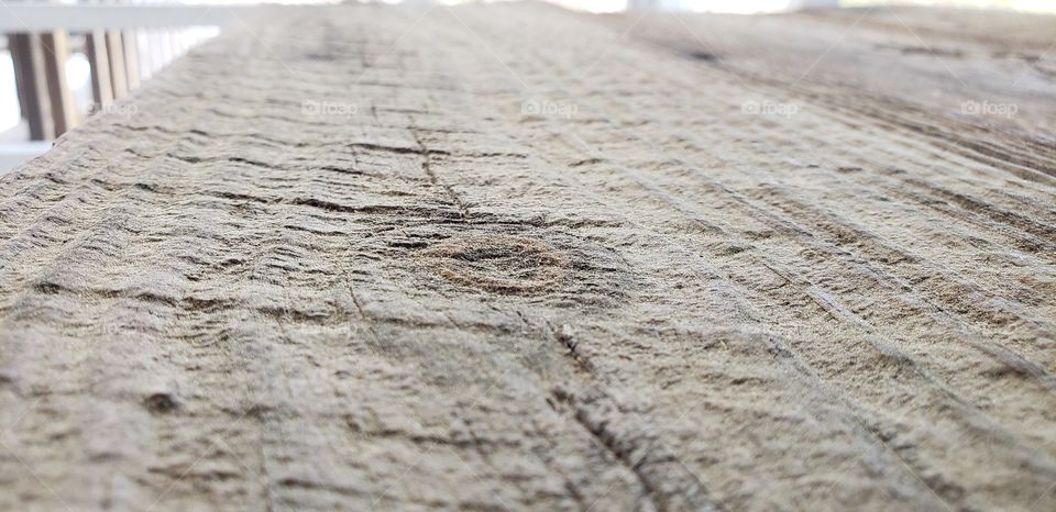 Roughcut lumber table top.