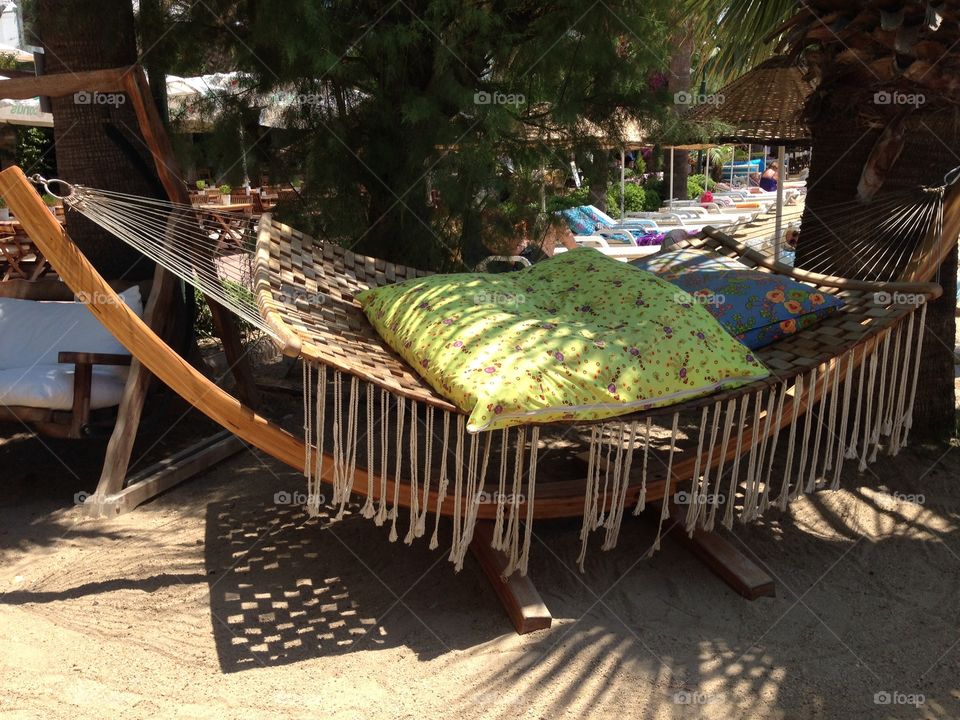 Hammock on the beach