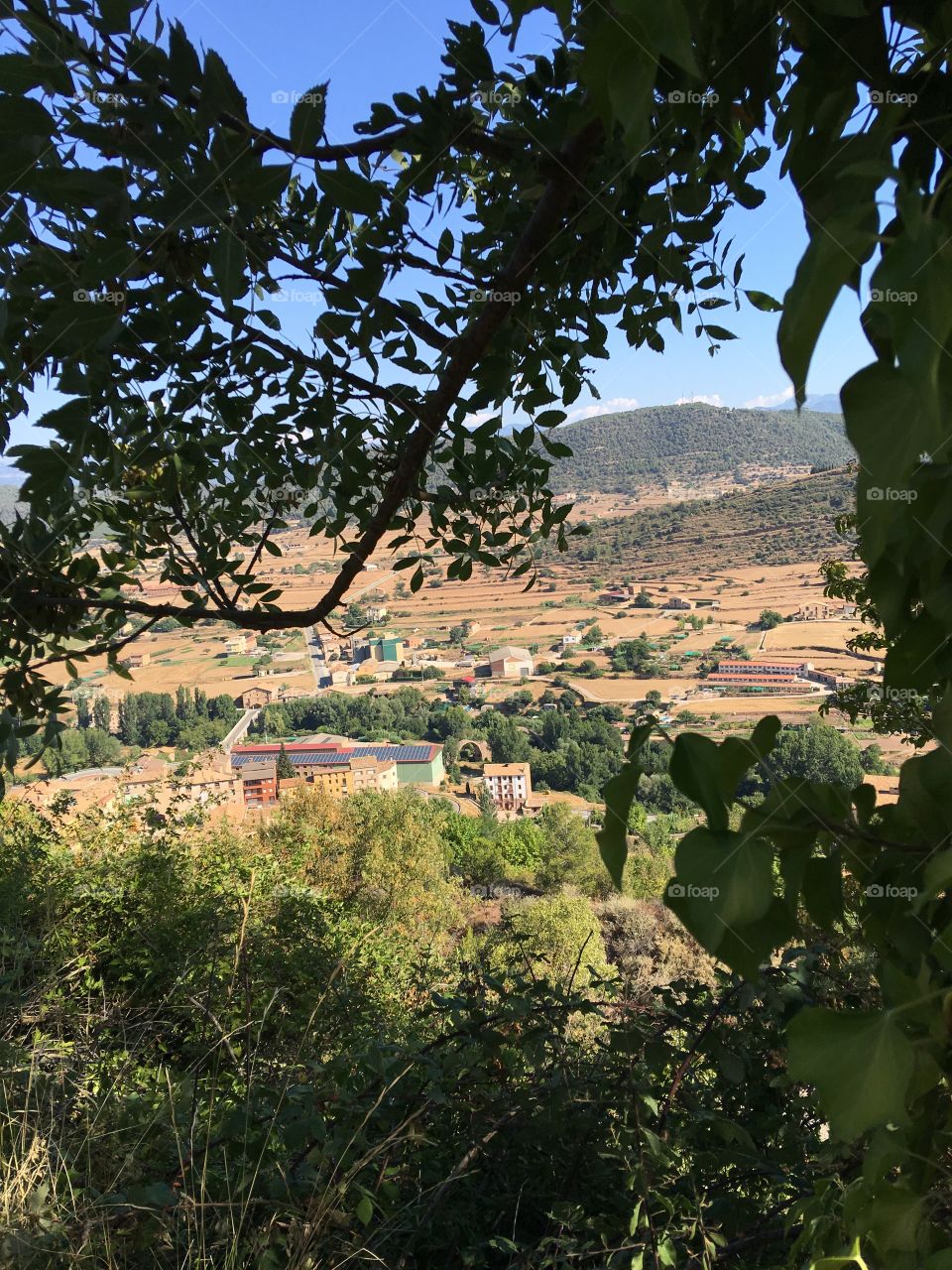 Views of Cardona from castle 