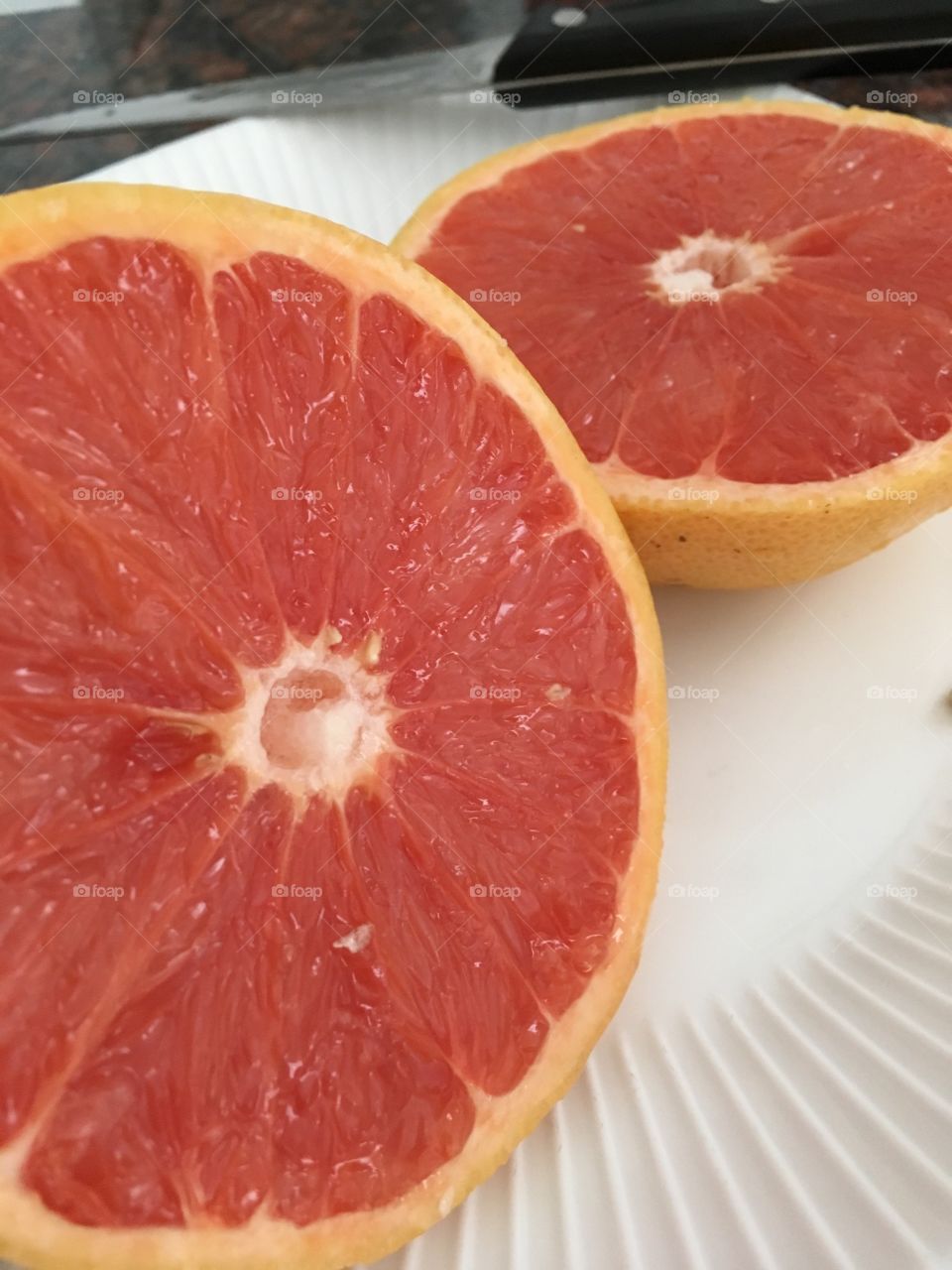 Fresh Florida grapefruit. 